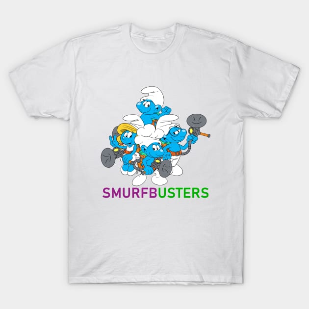 Smurfbusters T-Shirt by h3lsmurf